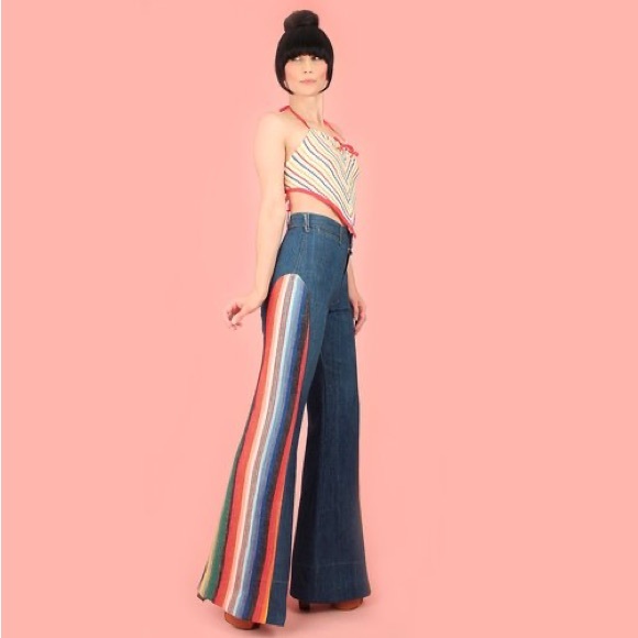 sutter mills Denim - 1970s Vintage Bell Bottoms